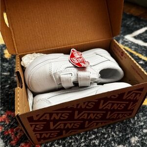 Vans All-White Toddler Shoes